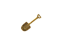 Сувенир Лопата кошельковая золото 2,5х0,8см 801-520