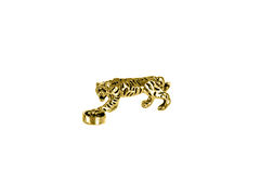 Сувенир Тигр кошельковый золото 2,5х0,7см 801-526