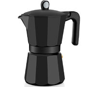 Гейзерная кофеварка на 6 чашек Monix Black 320мл M862006