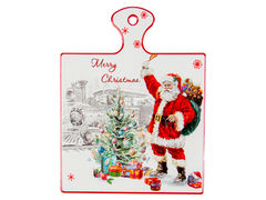 Доска Новогодняя коллекция Санта Клаус 19см 858-0004