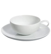 Чашка для чаю з блюдцем Domo White 250мл 21100016