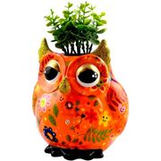Цветочный горшок Plants 148-00697 Owl Olive №6 17см 111002253