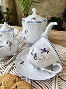 Набор чашек для чая с блюдцами Rococo Гуси 220мл