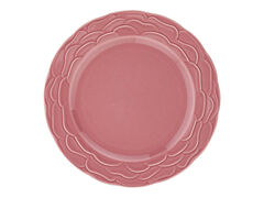 Тарелка салатная Атена темно-розовая 22см 942-020